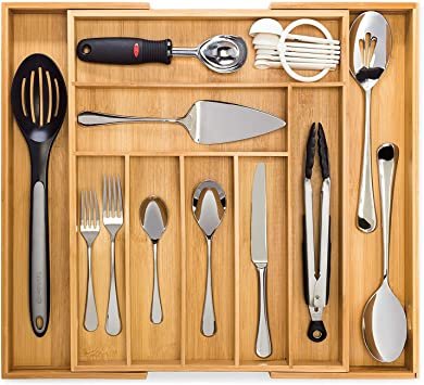 2. Artisware Bamboo Cutlery Tray Extendable Artisware Bamboo Cutlery Tray Extendable