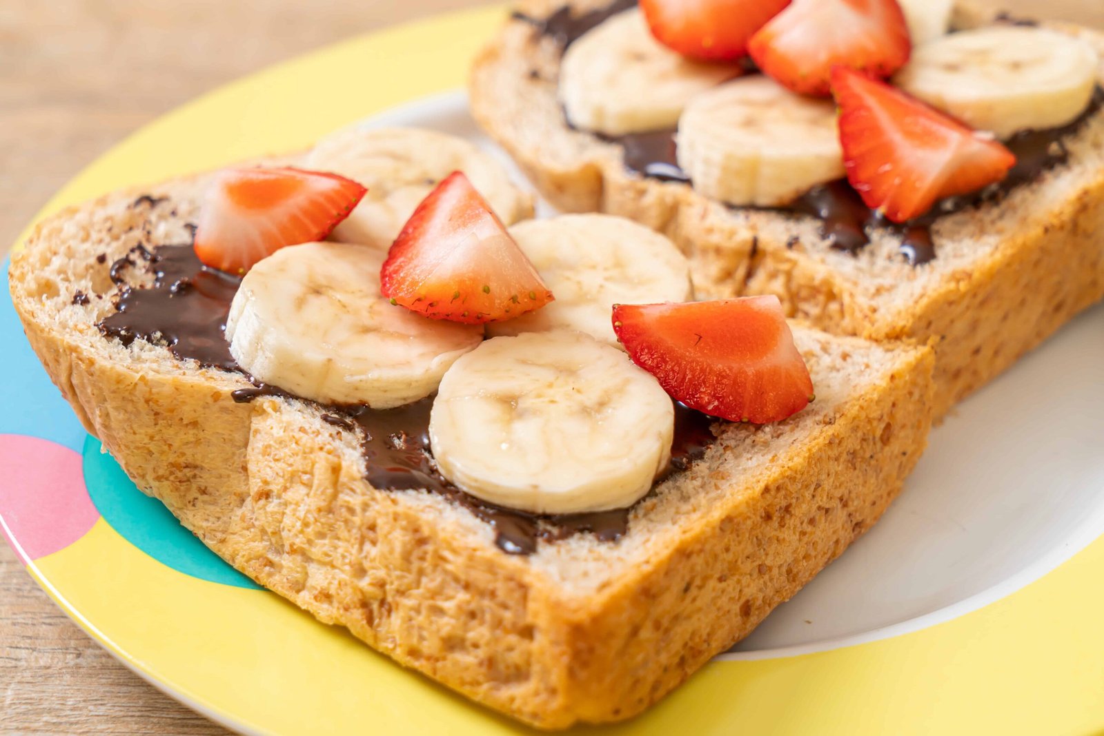 Homemade “Nutella” sandwich and Banana Nutella sandwich with Banana